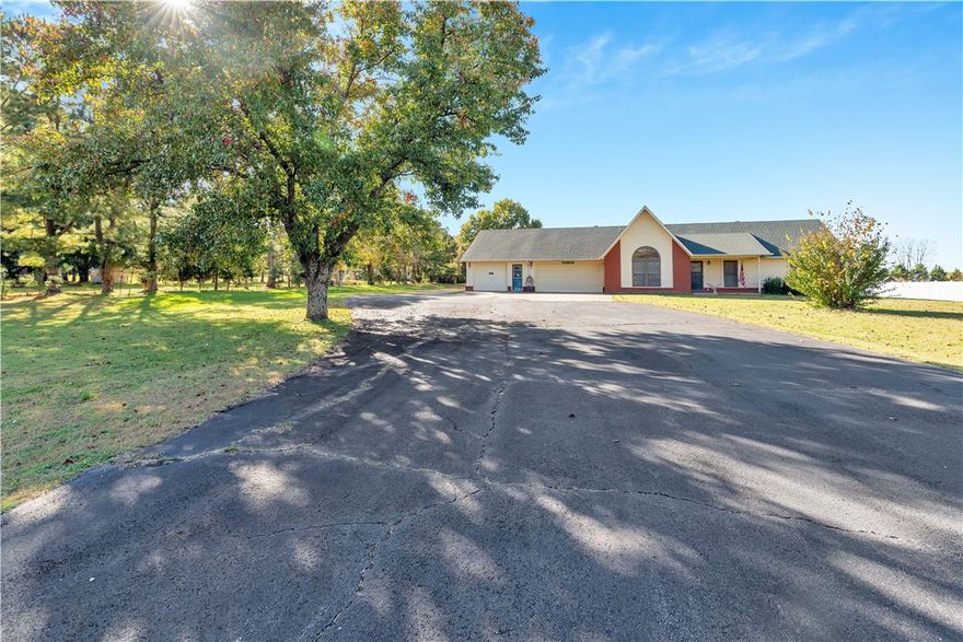 Room to Roam! This property is 1527sqft. 3beds 2 baths on 1.95 acres. 3 Car attached garage with paved driveway. 40X50 Shop with 3 bays and additional covered backside, with a 24x50 lean to. Separate covered pole barn 30x36 and additional 12x16 garden shed with electricity, perfect for RV, boat or equipment coverage. Property backs up to Bob Kidd Lake with great fishing, kayaking & amazing views. Perfect property to expand to a hobby farm. Beautiful and quite setting!