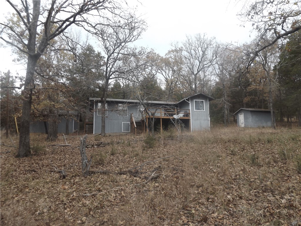 1/2 1096 sq. ft. fishing cabin bordering Corp land! Large detached garage/shop. Perfect getaway retreat from your hectic life! Easy access to lake. Only $149,900.
