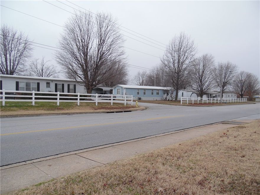 47 lot mobile home park.  Each tenant owns their own mobile home, owner currently pays water bill.  All lots are rented at this time & the monthly rent amount is $175.