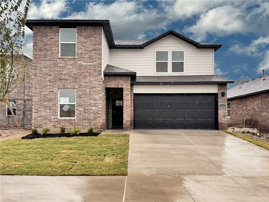 The Miraculous Mitchell plan in The Element, brought to you by D.R. Horton! This home offers 4 bedrooms and 3 full bathrooms! Upon entering, you’ll find a spacious living room and kitchen with a dining room! The kitchen features beautiful quartz countertops, a gas range, and pantry. The primary bedroom and ensuite are located on the first floor. The primary bath features quartz countertops with double sinks and a walk-in shower! Upstairs, you’ll find a game room, perfect for entertaining along with bedrooms 3 & 4 with another full bathroom! Each home will have LVP flooring throughout the first floor, with carpeted stairs and carpet in all upstairs living areas. Upstairs wet areas will have LVP flooring. The exterior will feature brick and Hardie® siding per plan and a covered patio per plan. Homes in this neighborhood are equipped a programmable thermostat which allows you to effortlessly control your environment with the touch of a button. Landscape package! Garage Door opener! Taxes and parcel number TBD.