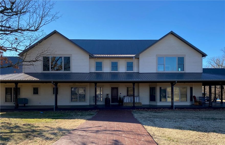 Gorgeous 9,861 Sq ft custom home with 10+ acres