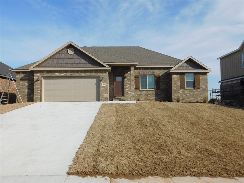 Brand new all-brick home in Mountain View Estates! 1,714 sq. ft., 3 BR, 2 BA, 2 car garage, split bedroom, premium plank flooring, granite, gas fireplace, open plan, 2" faux wood blinds & large owners closet. Plus, key less entry. Sodded yard & privacy-fenced backyard.
Builder will pay up to 4000 dollars of buyers closing cost and pre paids with accepted contract