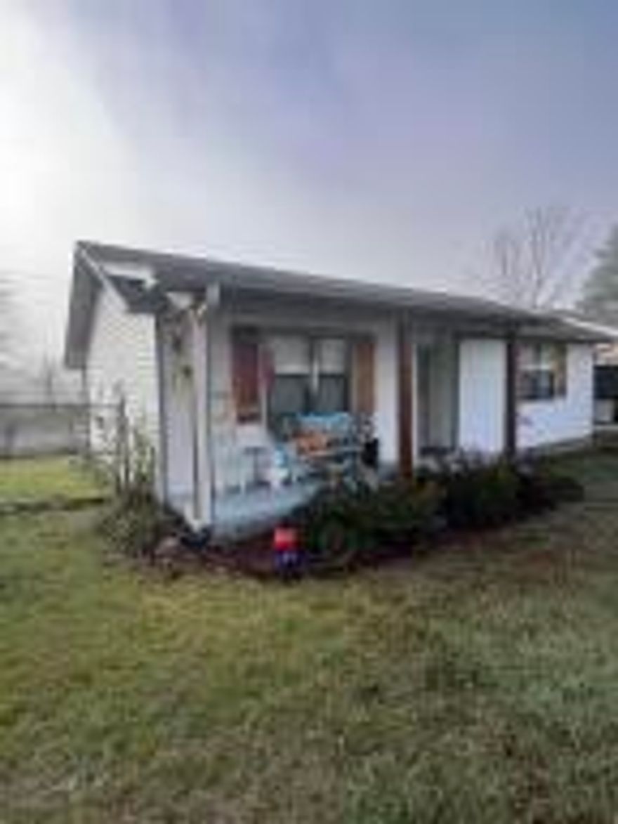 STARTER HOME. One of the cleanest little houses on the market right now in this area.  You will be pleasantly surprised once you walk through the door. Yard is fenced and house has been totally gone through in the past 6 years with New HVAC, new gutters, new bathroom, Paint and trim.  Cutest 2BR 1 BA on the market.  All appliances are included in the sale of this home.  Come take a look today!!  This home needs a new owner.