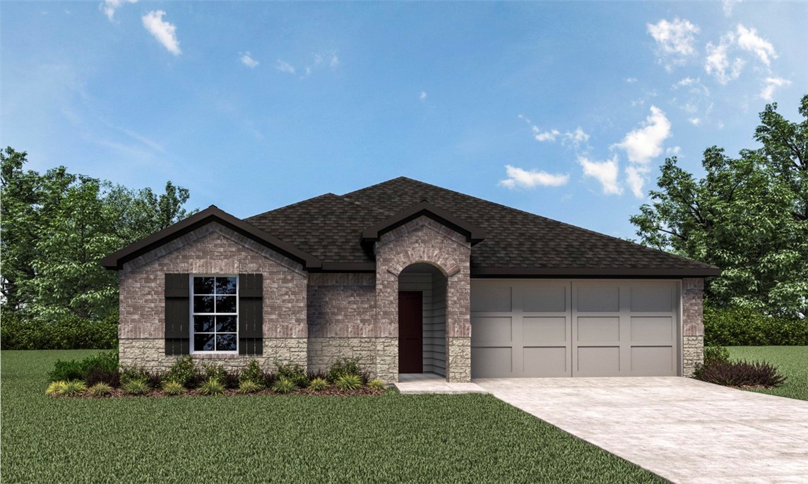PENDING BEFORE PRINT! Located in beautiful, Siloam Springs, Arkansas, Heritage Ranch is the community you’ve been waiting for. Located off N. Mt. Olive Street and N Carl Street just minutes away from the Siloam Springs schools. Residents can enjoy the nearby Family Aquatic Center, Memorial Park, Bob Henry Park and City Lake Park.The Ashburn is an impressive single-story home featuring a 3 bedroom, 2 bath home with an open floor plan suited for entertaining. The large bedroom in the suite at the back of the house offers complete privacy, as well as a double vanity sink and spacious walk-in closet! Island kitchen features stainless steel appliances, island, and a spacious walk-in pantry. Covered patio!