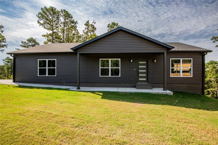 Ready to live the LAKE LIFE?!!!?  Charming NEW Construction that is only a few minutes from Beaver Lake at Prairie Creek & around 10 minutes to Downtown Rogers. 3 bedroom, 2 bath, with a 2 car garage. Enjoy the peace & quiet on your covered front porch or back patio. There is also a spot cleared that the new owner could put a 30x30 shop on. This home is a must​​‌​​​​‌​‌​​​‌‌​​​‌‌‌​​‌​​‌‌​​​​ see!!!