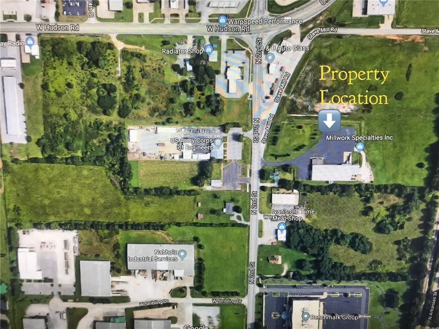 Industrial warehouse facility on 7 acres near downtown Rogers. Property is 17,800 sq ft and includes
three loading docks, 2 oversized garage doors for semi truck drive through on each side of shop, 3 office spaces, 3 restrooms, large walk in lobby entrance, office/break room and kitchen area. Warehouse is heated and comes equipped with high end security system, dust collection system and early suppression fast response (ESFR)  sprinkler system. Office and lobby areas are heated/cooled.