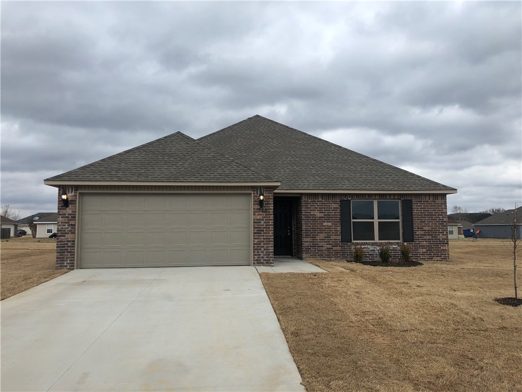 Newer construction home in Elkins. Brand new subdivision. 2 HOMES TO CHOOSE FROM!! 3 bedrooms 2 baths, 2 car garages, large family room, great room includes breakfast bar, eat-in kitchen, wood floors, covered back porch with a huge backyard, large master suite and master bath, walk in closets. Experience brand new living. Available now!! Call for more details.