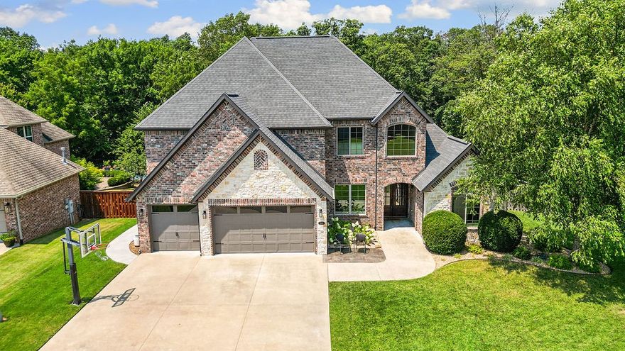 Located in the prestigious gated community of Oak Tree, this impeccably maintained, lightly lived in home combines comfort, style, and functionality. The open concept design features a gourmet kitchen with granite countertops, stainless steel appliances, a double oven, and a spacious island, seamlessly flowing into the living and dining areas. A formal dining room provides an elegant space for entertaining, while a dedicated executive office offers the perfect setting for working from home. The primary suite is conveniently situated on the main level, while a mudroom and large laundry room add extra convenience to daily life. Step outside to a covered patio with extended coverage and seating, overlooking a beautiful in-ground pool and mature trees that provide a serene and private backdrop. With its blend of luxury finishes, thoughtful layout, and a tranquil outdoor retreat, this home offers the best of low maintenance living in one of the area’s most sought after gated neighborhoods.