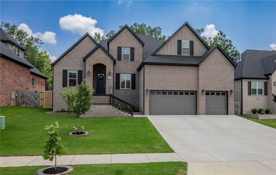 Spectacular and perfectly maintained residence; 5905 SW Hawkes St., Bentonville, AR just became available!  This 4 bedroom (plus bonus, study, and formal dining), 4.5 bathroom home offers unparalleled comfort, convenience, and elegance, is sure to exceed all of your expectations. 5905 Hawkes is truly centrally located and convenient to all NWA has to offer. Schools are just minutes away making morning drop off and afternoon pick-up quick and concise. Upgraded features include: 10' ceilings on the first floor, 2–50-gal hot water heaters with circulation pump, epoxied 3 car garage floors, double ovens, sprinkler system, covered back patio with gas fireplace, etc.  Stop dreaming and start living!