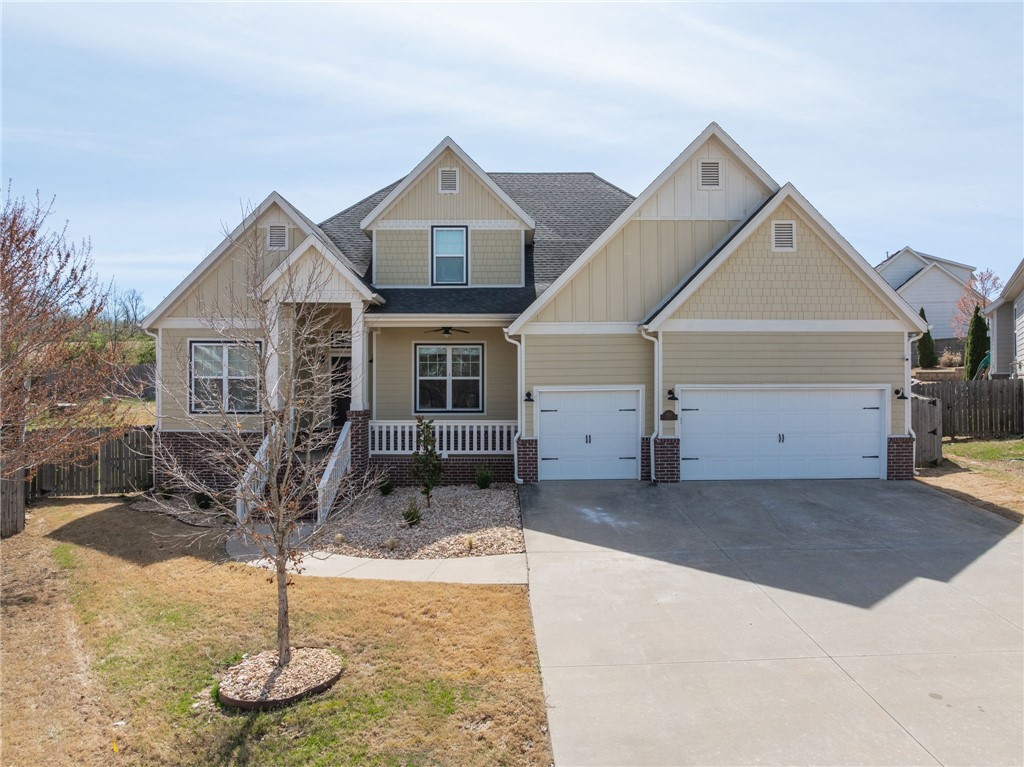 This beautiful 4-bedroom, 3.5-bathroom home in Hyde Park offers a spacious layout with an office, bonus room, a large eat-in kitchen, formal dining room, and living room. The home features updated luxury vinyl plank flooring on the first floor, new carpet on the second level, fresh interior paint, and a newly painted back patio. Additional highlights include a 3-car garage with a storm shelter and EV charger, large backyard backing to land, and included appliances (refrigerator, oven, dishwasher, microwave, and TVs). The washer and dryer are negotiable. Located on a quiet cul-de-sac, this home is a must-see!