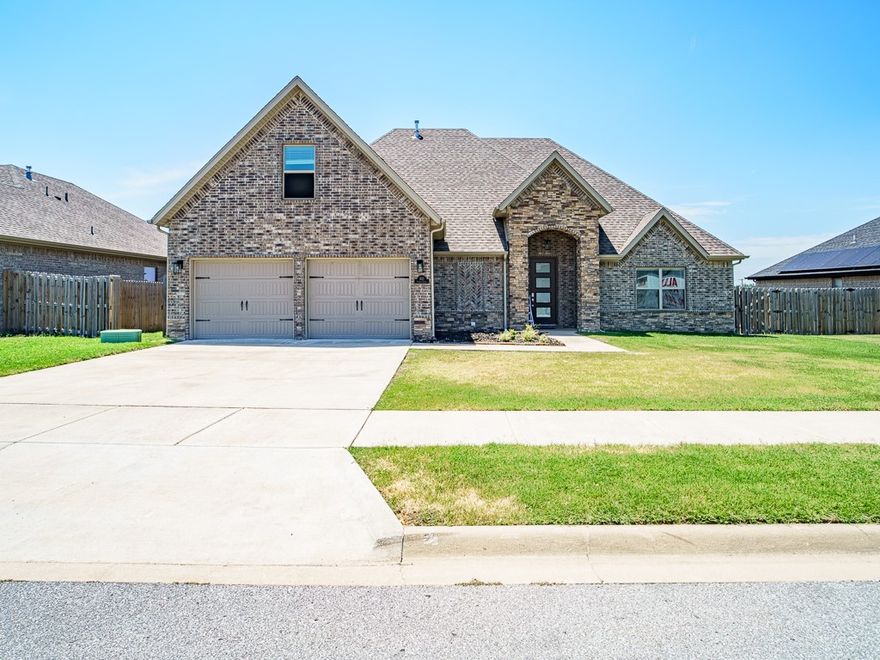 A 2 level home- 4 bedrooms, 2 1/2 bath, 2 car garage. This house features an open floor plan with granite counters through out, wood look tile floors in main areas, split floor plan & stainless steel appliances. 4th bedroom + 1/2 bath upstairs. Attic storage is a plus, large primary bath with stand up shower/ stand alone tub and large walk in closets. Super spacious back yard and fenced for privacy. Covered patio with built in outdoor gas fire pit. 1 pet considered with increased deposit. Applications are $50 per person to apply. Occupied. Ready 1st week of June. No showings until May 30th or after.