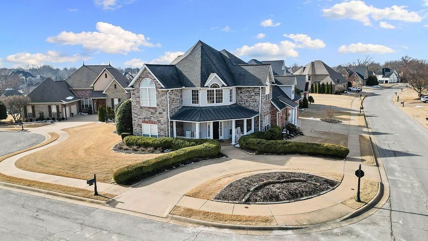 This gorgeous home truly checks every box with space and style for everyone. Located in the desirable Shadow Valley community, enjoy private security and exceptional country club amenities including golf, tennis, pickleball, pool, fitness center, restaurant, lounge, basketball courts, playgrounds, fishing lakes, and more. Thoughtfully designed, the home features a gourmet kitchen, two inviting main-level living areas, and seamless access to a covered patio complete with a built-in outdoor grill—perfect for entertaining. The spa-inspired primary suite offers a deep soaking tub, fully tiled steam shower, and two impressive walk-in closets. Plantation shutters throughout add timeless elegance and quality. Upstairs you’ll find three bedrooms, three baths, a loft, and a bonus room, providing outstanding flexibility for any lifestyle. Partial golf course views, mature landscaping, and a quiet cul-de-sac setting make everyday living feel like a private retreat.