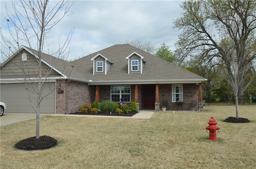Clean well maintained neighborhood with a rural feel. Walk into your new home and you are able to look all the way into the welcoming backyard. Exceptional sized lot with privacy due to no homes immediately behind the lot. This home is an easy drive to Fayetteville, Farmington and Prairie Grove. Very clean and ready to move in to! Landscaping is very pleasing to the eye. Dining room currently used as a sitting room feels very comfortable. You will love the large master closet. 2 of the bedrooms have barely been used making them as good as new. Make this your new home today.