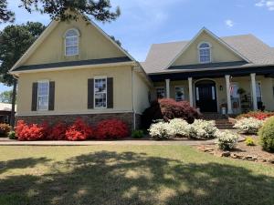 You'll love this stunning two story home on 24.03 acres with a mother-in-law suite (750 sf+/-), efficiency apartment (650 sf +/-), barn, and pool. The main house offers 6 bedrooms, 3 full baths and 2 half baths, granite counter tops, hardwood floors, luxury master suite, upstairs game room with a kitchenette, 3 car garage with many other features. The property offers a nearly new mother-in-law suite as well as an efficiency apartment situated next to a she shed and the large swimming pool. Great acreage for horses or other farm animals with a creek, barn, sprinkler system, underground dog pen and two live stock troughs on their own water line. If all of the amazing features don't blow you away, the gorgeous views surrounding the property certainly will. This is a must see.