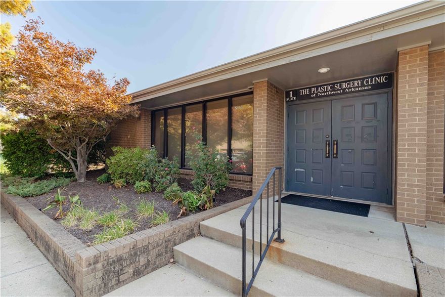 Professional medical office space for sale in North Fayetteville. This 3513 SF office is located within the Butterfield Professional Office Park. Multiple exam rooms, reception, nursing station, break room and back-office space. Much of the furnishings and equipment can convey with the sale.