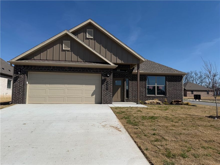 New construction in the sought-after Heritage Ranch subdivision! This well-designed 4-bed, 2-bath home offers an open layout with durable LVP flooring and modern finishes throughout. The kitchen flows seamlessly into the main living area, creating a bright and functional space.

Conveniently located within walking distance to the nearby elementary school and less than 5 minutes to John Brown University, this property offers excellent access to community amenities and local destinations. The neighborhood qualifies for RD/USDA financing, providing an affordable financing option for eligible buyers.

A 2-car garage and thoughtful layout complete this new home in a growing subdivision. Come see the quality and value Heritage Ranch has to offer!