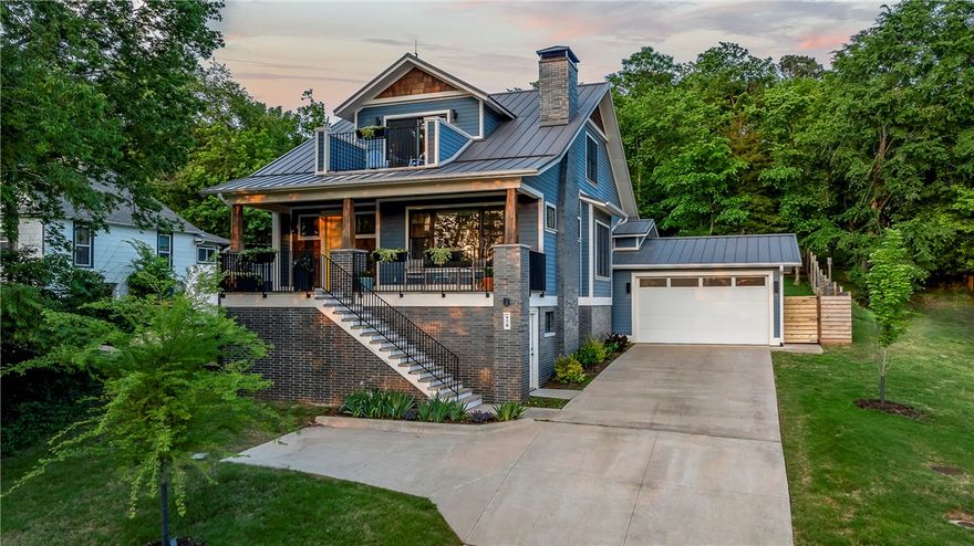 Must see this magical property with brilliant layout!  The main level flows seamlessly from front porch, foyer, into an entertainer's dream of open living-dining-kitchen sequence that spills out to the backyard thanks to a 9-foot-wide glass door opening. On the main level you also find the generous primary suite, laundry, 2nd bedroom and bath. Upstairs, you find 2 more bedrooms, hall bath, and flex space with balcony access. Gourmet kitchen showcases all-Thermador appliances, oversized island, marble counters, ample storage, and garage connection for easy grocery unloading. Primary suite features a private outdoor terrace, morning light, spa-like bath, dedicated sit-down vanity, built-ins, large walk-in closet. Backyard is a paradise for gardeners, dogs, s’mores lovers, birdwatchers, and star-gazers alike. 683 SF walk-out basement (not incl. in 2692 SF) for extra storage with potential to be bonus living, sleeping, office, or studio, with plumbing/wiring/HVAC ready for conversion.  Hardwood floors throughout.