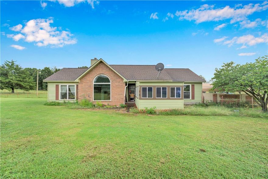 Discover an incredible opportunity with this 1,596 sq ft home featuring 3 bedrooms, 2 bathrooms, and endless potential. Nestled on 2.99 acres, this property offers the space and freedom you’ve been looking for, complete with a shop for storage, The home is in good condition but leaves room for your personal updates—making it an exceptional value and a chance to truly make it your own.
Inside, you’ll find a spacious layout with multiple living areas, and a functional kitchen ready for your vision. Please note: appliances are not currently included, but the seller is open to negotiating their purchase as part of the sale. The bedrooms are generously sized, and the split floor plan adds privacy and comfort. Outdoors, the level acreage provides room for gardening, livestock, recreation, or simply enjoying peaceful country living. Priced to sell, this unique property combines livable comfort today with opportunity for tomorrow. Don’t miss your chance to own a home with acreage, a shop, and value that’s hard to beat