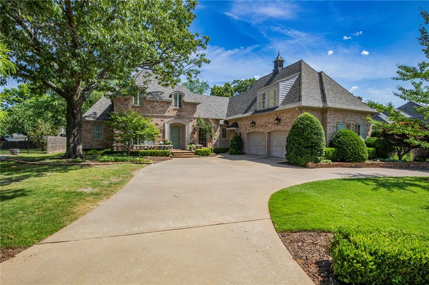 Remarkable custom home in coveted Willow Bend Subdivision. This elegant home has been featured in multiple magazines and is now available to purchase. The main home is 3,787 sf and has a detached heated & cooled 2 car garage with 700 sf upstairs apartment, for a total of 4,487 sf of living space. This open concept plan has been professionally updated, appointed with a gourmet kitchen complimented with a large island, two dishwashers, double refrigerator drawers, three ovens and large walk in pantry. The laundry room offers plenty of storage, a gift wrapping station and built-in hampers. Main level includes Primary bedroom with en suite, two additional bedrooms and a study. Upstairs you will find a 4th bedroom or Bonus Room complete with a full bath. A covered screened in porch with outdoor fireplace provides a perfect place to relax and enjoy a private back yard with flag stone patio. A drive thru porte-cochère leads to the detached garage and apartment, which includes a washer/dryer, full kitchen, bedroom & bath.