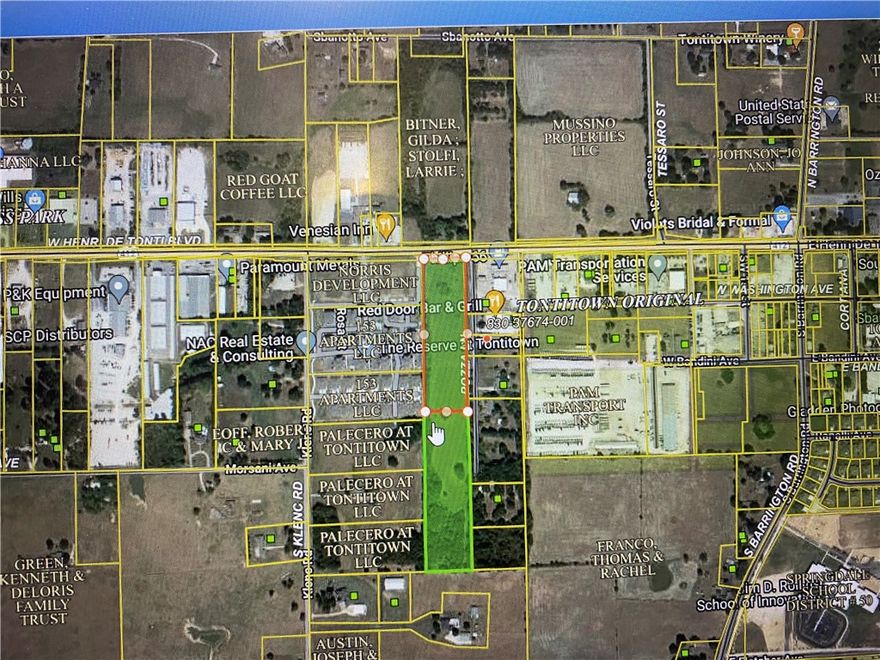Great Commercial Tract, good hwy frontage, roads on two sides. Of this 6 Ac tract.