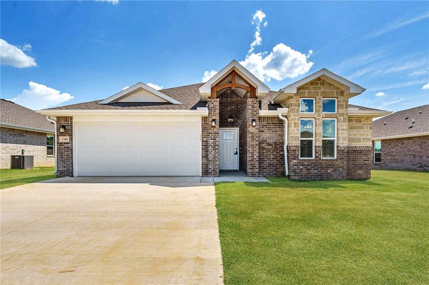 Choose between a 4.99% fixed interest rate or get up to 15k in flex cash! *Terms and Conditions apply.
This 1950 square foot 4 bedroom, 2 bathroom home
features a spacious and open floor plan. The main living
area includes a large living room that flows seamlessly
into a modern kitchen and dining area, creating the
perfect space for entertaining guests. The home includes
four bedrooms and two full bathrooms. With its
thoughtful design and practical amenities, this home is
perfect for those seeking a comfortable and functional
living space. Taxes subject to change based on new construction.