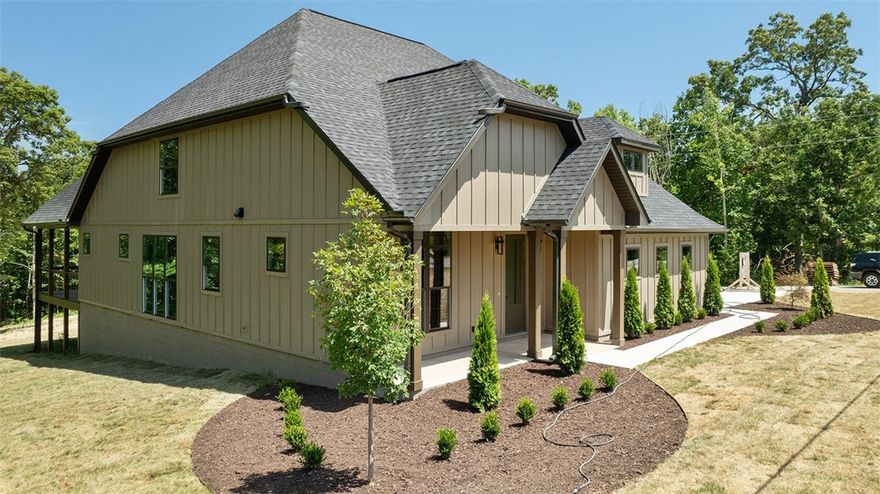 Welcome to your dream home—a stunning new construction that combines elevated luxury design with everyday comfort, all nestled on a rare double lot. Featuring 3 bedrooms, 2.5 baths, a dedicated office, custom beverage center and a spacious 3-car garage, this home is designed to impress.
Step inside to discover custom finishes, open floor plan, and oversized windows that capture gorgeous views of the nature. The designer kitchen flows seamlessly into the generous living space, perfect for entertaining or relaxing in style.
Need storage? You’ll love the abundance of built-in solutions and smartly designed closets throughout.
Step outside to the spectacular covered deck—complete with integrated heaters—ideal for year-round enjoyment. Whether you're hosting guests or soaking in the tranquility, this outdoor space is the perfect extension of the home's luxury feel.
Located just minutes from amenities, lake access, and scenic trails, this one-of-a-kind property offers the perfect balance of convenience & escape.