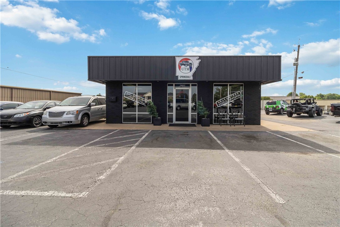 Located on South Thompson Street (Hwy 71B), this established auto sales and service location offers unbeatable visibility and consistent drive-by exposure. The property features service bays, office areas, and ample parking—perfect for dealerships, repair shops, or specialty auto services. Surrounded by other thriving automotive and retail businesses, this site is already zoned and built for success. Minutes from major highways and centrally located between Fayetteville and Rogers, this is a rare opportunity to purchase in one of Springdale’s busiest commercial hubs.