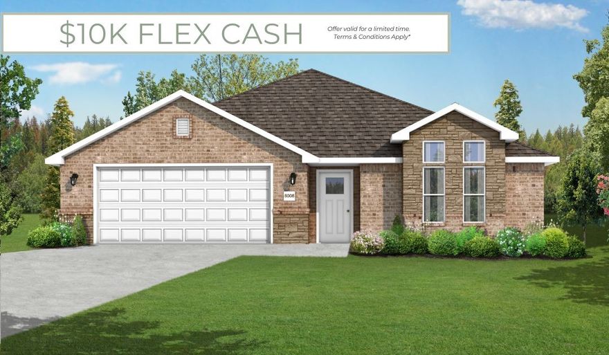 This 3 bed, 2 bath 1714 square foot floor plan includes a coffee bar!
With an open-concept living space and covered
patio, this house is perfect for entertaining. Complete with
a large primary suite with dual closets!

*Taxes subject to change based on new construction.*