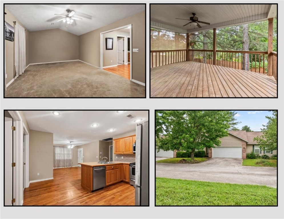 Welcome to this charming and well-maintained 1,370 sq ft condo located just minutes from town! This home offers a desirable master suite, featuring a walk-in closet and a beautifully updated walk-in shower with hand rails and reinforced shower wall. Enjoy hardwood floors in the kitchen and dining areas, creating a warm and inviting space for meals and gatherings. Step out back to a nice-sized deck, perfect for relaxing or entertaining. Major updates include a new roof in 2020, a new AC unit in 2023, and insulated floors, providing peace of mind and comfort year-round. Convenient location close to all local amenitiesādonāt miss this one!