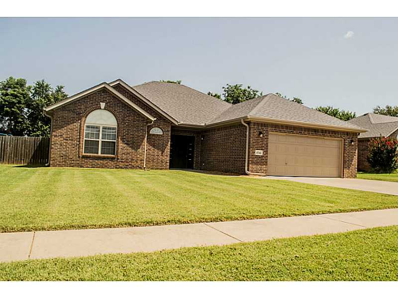 Great 3 bedroom home with new wood floor in living area. Freshly painted throughout. Refrigerator, washer & dryer stay. Ready to be occupied! Well maintained area. Granite counters in kitchen, tumbled marble bath counters, covered back porch, fenced,backyard.