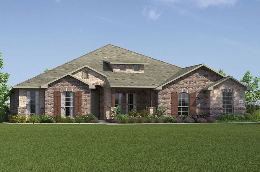 This plan features a 4-bedroom, 3-bathroom with over 
2,500 square feet of living space, a formal dining room, 
and a spacious family area for plenty of room to play and 
dine. The primary suite includes two bathroom vanities, 
walk-in closets, and a separate tub and shower. Also, 
enjoy the open layout living area and a large single-level 
island in the kitchen.

*Taxes subject to change based on new construction.*