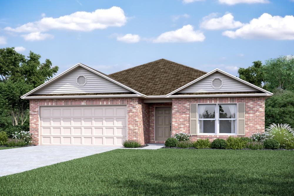 Awesome 3/2/2 open plan with upgraded 9 foot ceilings in the common areas, garden tub with ceramic tile walls in master bath, garage door opener, covered patio and more all on a corner lot. Includes 2-10 home warranty.