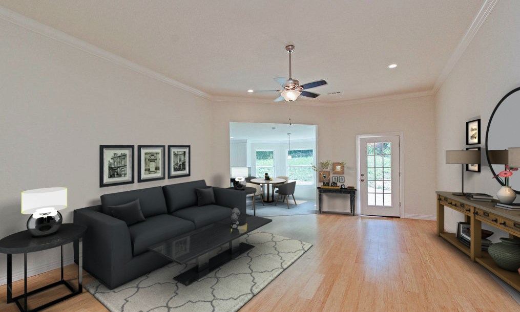 Brand new home in established neighborhood with walk-in closets in every room, double vanity in both bathrooms, jetted tub in master bath, high ceilings, covered patio, large two garage & so many more amenities to enjoy. Come by and take a look at this amazing looking home!