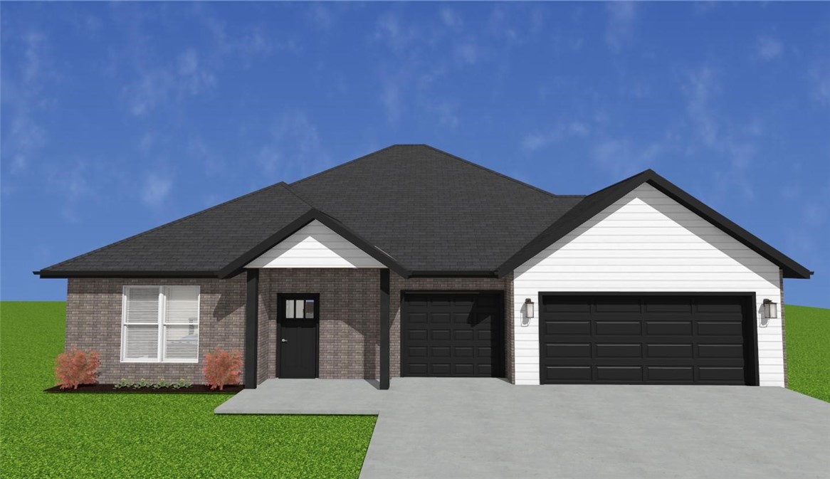Welcome to Spring Creek Farms, located in the heart of Northwest Arkansas (Cave Springs/Elm Springs). There is something for everyone! A pool, playground & walking trails will be coming in phase 3. Shaw Elementary is just steps away. Enjoy pickleball, tennis, walking trails & more at nearby Shaw Park. This neighborhood has spacious lots with many backing up to green space. Call for more details & options available. The Baxter II Plan is a one-level, 4-bed, 3-bath layout designed with modern living in mind. Features include: 3 car garage, open floor plan, vaulted ceiling with beams, gas log fireplace, soft close custom cabinets to the ceiling, gas range with fully vented hood, built-in microwave and a spacious walk-in pantry in the kitchen. The primary suite features a large walk-in shower for the ultimate spa-like experience. A large back covered patio is complete with internet and gas hookups, ready to entertain. All of this on a great corner lot! A preferred lender credit is available.
