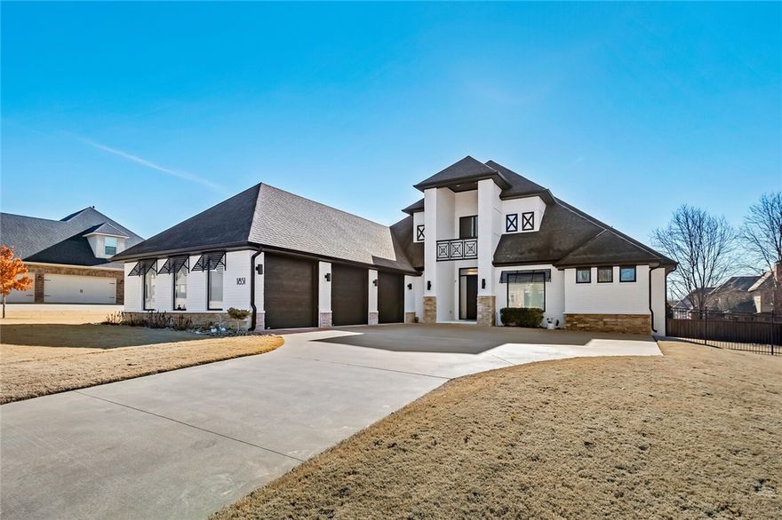 Modern elegance meets comfort in this custom-built gem, nestled on a .45-acre lot in the prestigious Enclave subdivision. Single-owner home features sleek design, high-end finishes and the perfect floor plan. The stunning master suite boasts two master closets, a floating vanity and a walk-in shower with a rainfall panel. The kitchen features beautiful quartz countertops and KitchenAid appliances. Entertain effortlessly on the 700 sq. ft. covered back patio with sun shades. Centrally located for easy access to schools, shopping, dining, and parks. Experience luxury living at its finest – schedule a showing today!