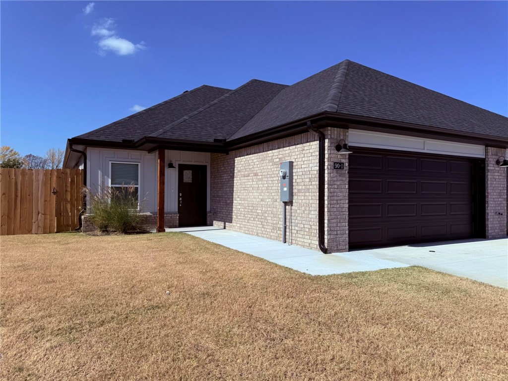 1 MONTH FREE with 12 month lease. New construction duplex in Farmington. 3 bedroom 2 bath. Large open living area. Kitchen features quartz counters and stainless appliances included refrigerator and over the range microwave. Primary bedroom has double sink and large walk in closet. Covered patio and fence yard. Washer and dryer included. Lawncare is included. Pets negotiable with pet deposit and additional pet rent.