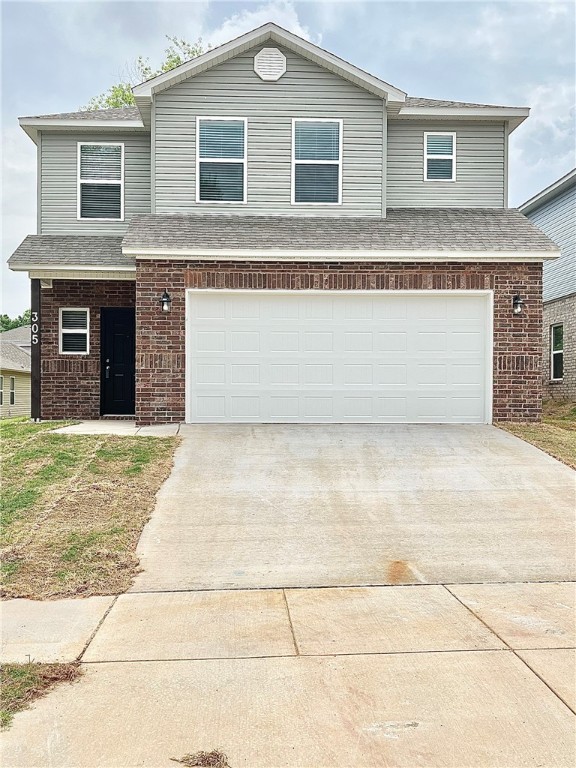 This is a spacious home with 3 bedrooms and 2.5 bathrooms. The main floor has an open concept design, where the family room flows into a generously sized eat-in kitchen. There is also a half bathroom on the main floor for convenience and for guests. Moving upstairs, there are three bedrooms, a bonus room, and a washer/dryer. The primary bedroom has its own en-suite bathroom, while the two secondary bedrooms share a jack and jill bathroom. Outside, there is a covered porch in the front and a patio in the back for outdoor living. Additionally, the home comes equipped with a washer, dryer, refrigerator, and microwave, which are all included.