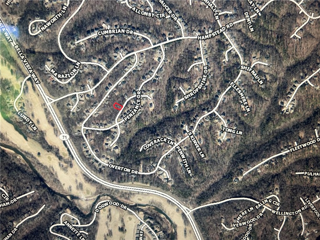 Sewer connection at the street. All utilities available. Popular neighborhood, developed street, Lake Norwood area, Bella Vista Golf & Country Club across the street. Super-commuter lot with access to Hampstead and HWY 71B.