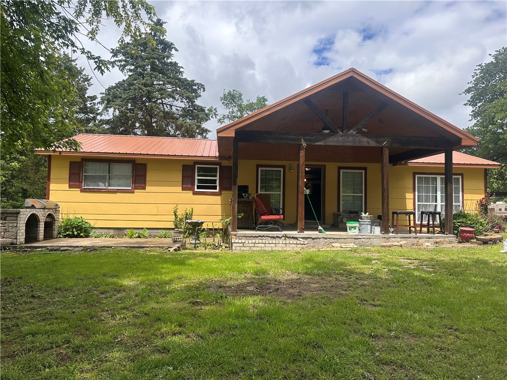 Home with 3 Bedroom, 1 Bath and 1.66 acres, pond, great for horses, animals, home has 2 meters, 2 septics perfect to put a trailer in it.