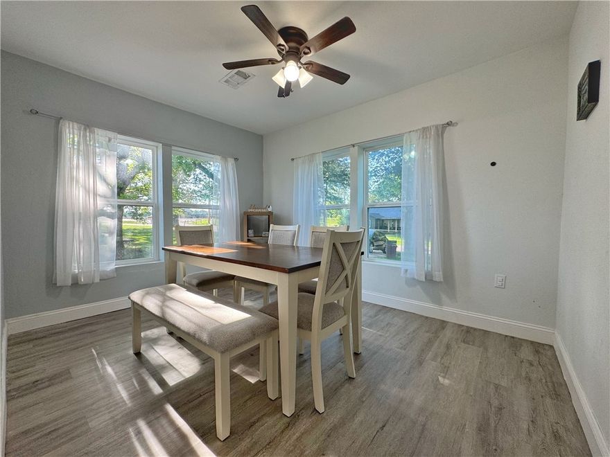 This darling remodeled rock home combines timeless character with modern updates, offering the best of both worlds. Renovated less than three years ago, it features four spacious bedrooms, two full bathrooms, a separate dining room, and a generous living area—providing plenty of space for comfortable living.

The kitchen has been thoughtfully updated with a clean, modern design, while both bathrooms showcase beautifully tiled shower/tub combos for a fresh, polished look. The original rock exterior is well maintained, giving the home a warm, inviting presence.

Outside, you'll appreciate the long concrete driveway, covered patio, and carport—offering ample parking and outdoor entertaining space. A finished bonus room with washer/dryer connections and a large storage and workshop area adds even more versatility to the layout.

Whether you need extra space, love a blend of charm and function, or are simply looking for a move-in ready home—this one checks all the boxes.