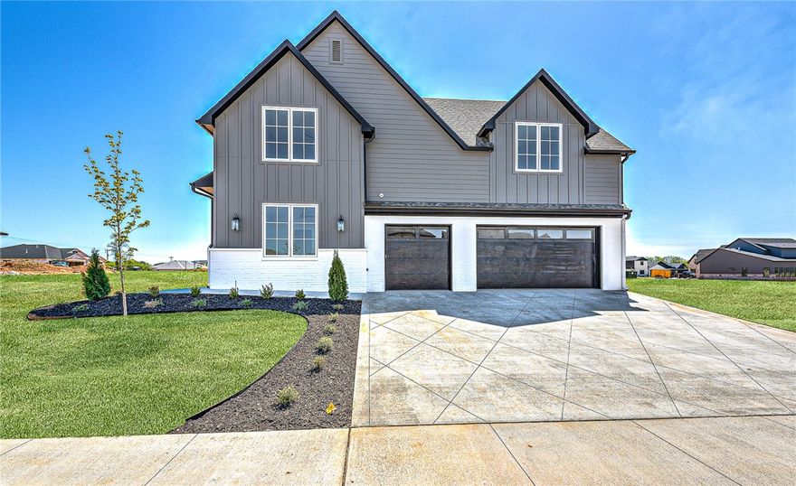 Welcome to Horizon. This beautiful neighborhood is designed for those looking for a great community environment and family-centric luxury living while conveniently located to all that NWA has to offer. The Laney floor plan is two stories and filled with luxurious finishes, waterfall quartz kitchen island, elegant owners suite, outstanding indoor/outdoor entertaining space and so much more. As a bonus, seller to provide $2,500 in closing costs!  Come fall in love and finally live in your dream home!