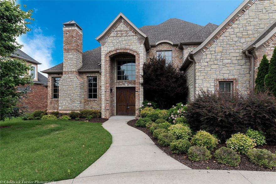 More pictures coming - Paint is being touched up, pool opened and home is being cleaned. This wonderful Pinnacle home is located in the Bentonville School District. It sits on a half acre with great outdoor space including a pool, fireplace and outdoor grilling area. The home features a true gourmet kitchen with top of the line appliances including a 8 burner range, industrial style built in fridge, walk-in pantry, wine room and more. Every room has it's own private bath. **Media Room**