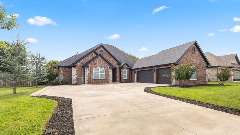 Exquisite home in Osage Creek Subdivision! Immaculate home has open living space w/ glorious natural light cascading over the natural elegance of the home. Gourmet kitchen is equipped w/ ss appliances, two pantries and custom cabinetry w/ pull-out drawers. Formal & informal dining, to handle any occasion. Meticulously maintained w/ all amenities inc security, intercom, sprinkler and central vacuum systems. Ceiling speakers in dining, sunroom and living room. Sep laundry & mudroom provide functionality. Split bedroom floorplan has spacious bedrooms inc jack & jill bathroom design and all offering walk-in closets. Dazzling primary offers tray ceilings, fireplace, dual sink vanity, custom walk-in shower, separate tub, remote controlled bidet and heated flooring. Walk-in closet is equipped to handle the toughest storms w/ high quality standards, all built within. Enclosed patio w/ fireplace and patio gives entertaining or relaxation options. Close to schools, park & trails w/ easy access to I-49. This one has it all!