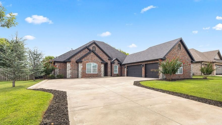 Exquisite home in Osage Creek Subdivision! Immaculate home has open living space w/ glorious natural light. Gourmet kitchen is equipped w/ ss appliances, 2 pantries and custom cabinetry w/ pull-out drawers. Formal & informal dining for all occasion. Meticulously maintained w/ all amenities inc security, intercom, sprinkler & central vacuum systems. 10 tvs, double-bin washer & dryer and refrigerator included. Speakers in dining, sunroom, primary bedroom and living room. Sep laundry & mudroom provide functionality. Split bedroom floorplan has spacious bedrooms inc jack & jill bathroom design and all offering walk-in closets. Dazzling primary offers tray ceilings, fireplace, dual sink vanity, custom walk-in shower, separate tub, remote controlled bidet and heated flooring. Walk-in closet is equipped to handle the toughest storms w/ high quality standards, all built within. Enclosed patio w/ fireplace gives entertaining or relaxation options. Close to schools, park & trails w/ easy access to I-49. This one has it all!