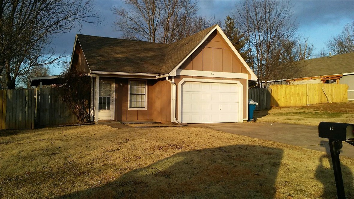 Nice home in Bentonville featuring 3 bedrooms, 2 bathrooms and 1 car garage. New carpet, blinds, and paint throughout, fenced in yard, covered side patio, and storage building in back can be used for extra storage. Available now!