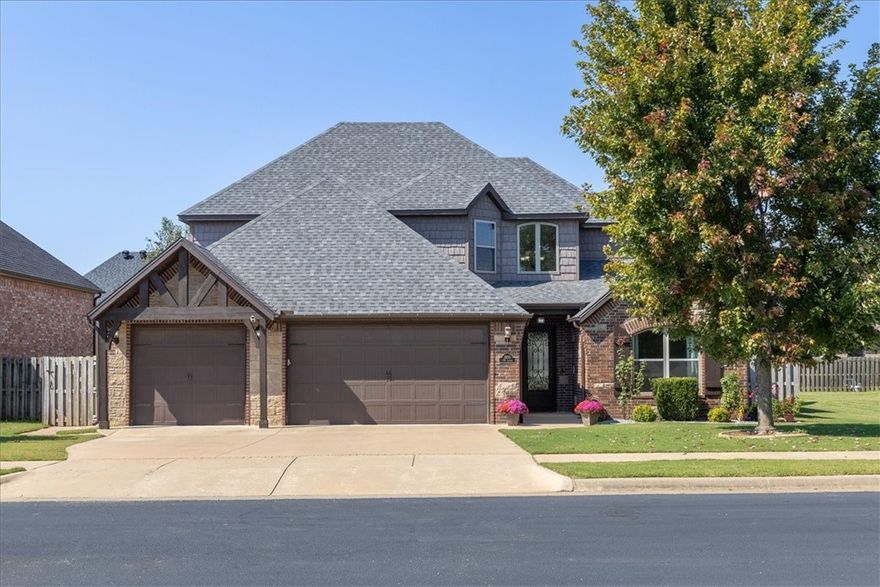 Looking for a true 5-bedroom home with two bedrooms and bathrooms on the main level? This home is stunning with many upgrades including flooring, paint, roof/gutters, baseboards, landscape, garden beds, softener system, and more.  3 bedrooms as well as a bonus room with in-let bunk beds on the second floor. Huge open kitchen, and great natural lighting, as well as a beautiful yard space. Must see to appreciate!