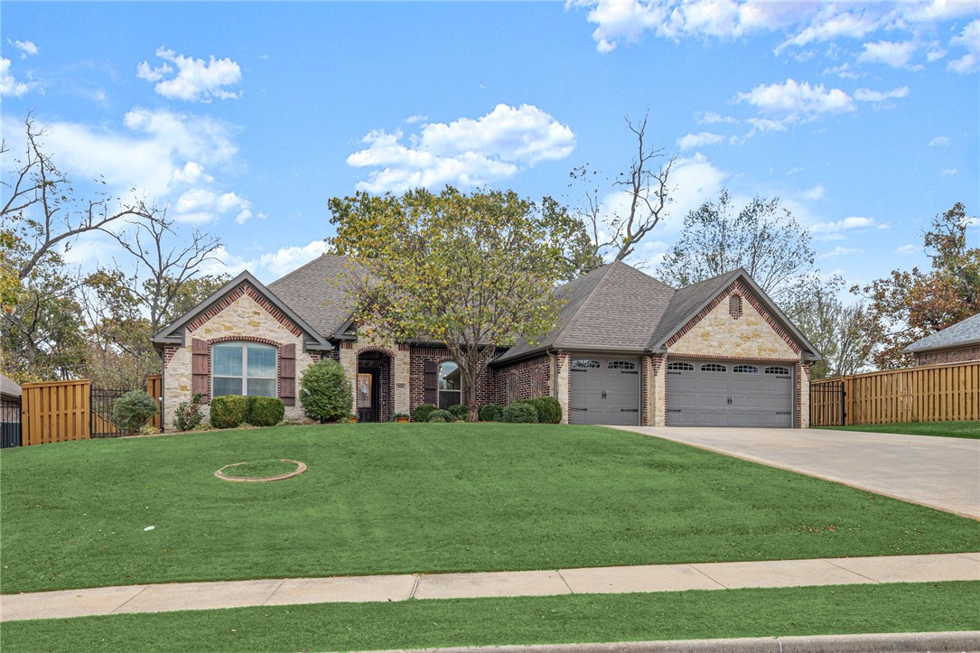 This house has not only been completely repainted, but right by Coler Creek trail & w/in 4 min to downtown! Cannot beat this LOCATION, PANTRY, VIEW, or MASTER CLOSET! Not to mention the heated & cooled sunroom! Very unique custom home & BACKS UP TO WOODS! Taj Mahal quartzite throughout, hardwood throughout, built in vanity behind master bath w/ 2nd utility room inside large walk in master closet, and a custom shoe wall! 2 sets of washer & dryers convey as well as refrigerator! Wireless security system, soft close hinges & drawers,tankless hot water, mood lighting throughout, front yard sprinkler, central vac w/ toe kick in kitchen, huge walk-in hidden pantry, shiplap accent walls in beds 2 & 3 w/ a jack & Jill bath! Garage 100% insulated, gas hookup for grill. Formal dining w/ built in China cabinet! Underground storm shelter out back! Open house Friday 4-6, Saturday 2-4 & Sunday 2-4! AGENT OWNED.