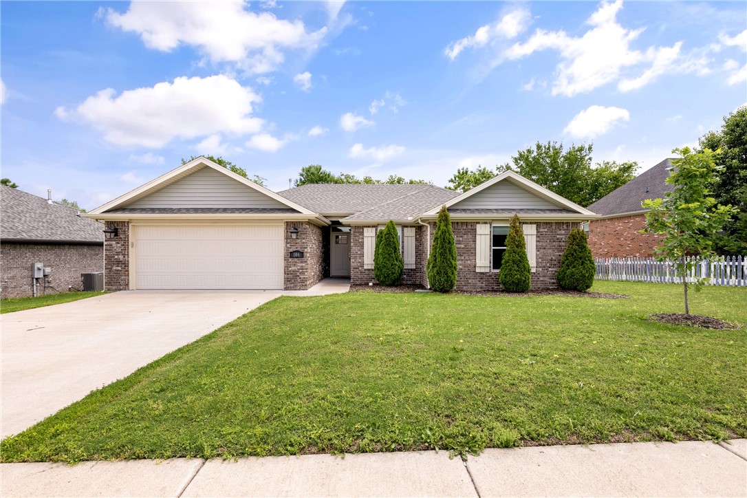 Convenience and location, this one has it all! Welcome home to 106 Lion Dr N in Gravette, AR! This 4 bed, 2 bath home with excellent natural light is right-sized and conveniently located in the Walnut Creek Subdivision just steps from Gravette High School. The location affords a short trail-access bike ride to Old Town Park on the eastern edge of town, is just 5 minutes to IH 49, or 25 minutes to the new Walmart Home Office campus. Enjoy sunrises with a hayfield view from your elevated deck and image the entertainment possibilities for your expansive backyard. This one won't last long!