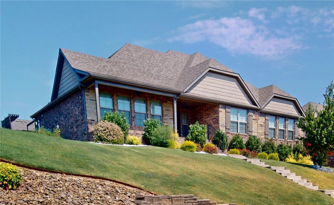 Like new home, one owner built 6 years ago. Smart switches throughout entire home. Phenomenal back yard with built in outdoor kitchen space for grilling & pizza oven. Beautiful view from front porch, overlooking Hand Cut Hollow - Grammercy Trail Head mountain biking. Full bedroom & Full bath on main level near Master suite is perfect for a nursery, young kids, or a mother-in-law suite, or could be used as an office. 2 large water heaters. New roof in 2024. Grammercy Park is a small subdivision, no room to expand, so should always remain tight community. Pool is perfect for these hot summer days! House has an epic front porch overlook on hillside grand, but also has a flat 3 car garage on back alley which has a tight nit community inside an already tight nit subdivision. No steps from back of house into house.