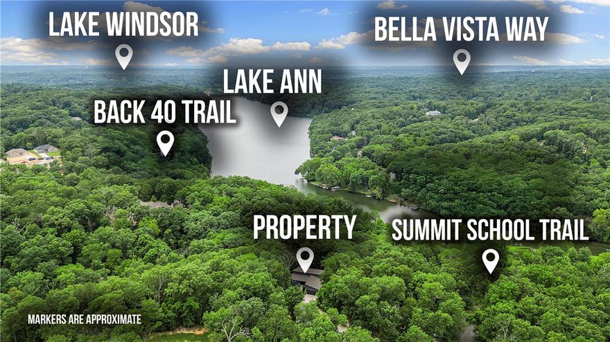 Welcome to the Summit School Trailhouse! This fully furnished, meticulously designed home with quality finishes & custom details, redefines modern living while connecting you with endless outdoor opportunities with direct access to nearby trails & the serene beauty of Lake Ann. Whether this is your private sanctuary, an income producing property, or both, you’ll quickly realize this is more just a home, it’s a lifestyle. The main level has 3 bdrms with a private balcony off the primary suite, a shou sugi ban gas fireplace, monogram appliances, & tons of natural light! Downstairs you'll find a 4th bedroom, full bath, 2nd utility rm, 2nd living rm with wet bar, a deluxe bike shop/game room that's perfect for hobbies & entertaining, a massive covered back porch, and 2 spacious owners closets/additional storage. The hot tub & fire pit are ideal for cozy nights under the stars reflecting on your days adventures or planning tomorrows. Owners willing to transfer current STR with all furniture & housewares. 3 bdrm septic